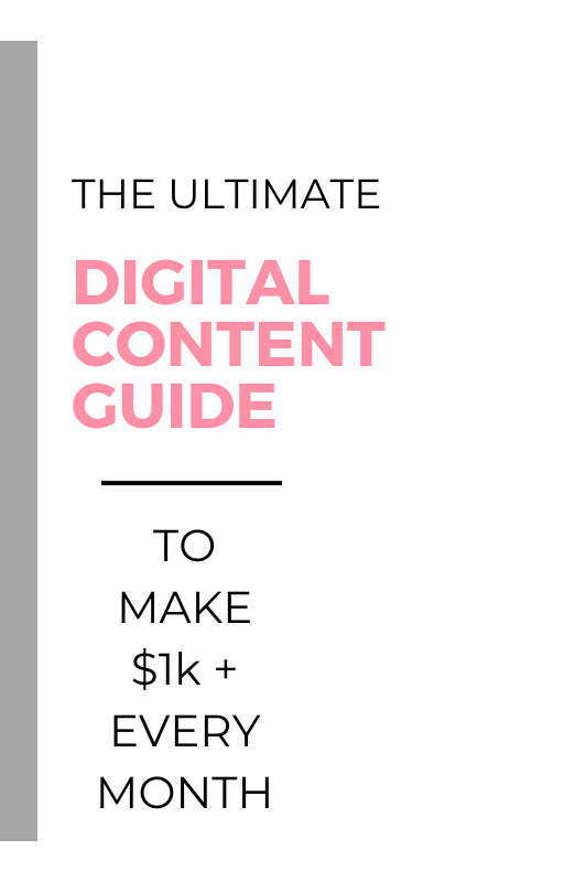 The Ultimate Digital Content Guide to Make $1k Plus Every Month
